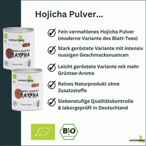 Eigenschaften von Hojicha Pulver