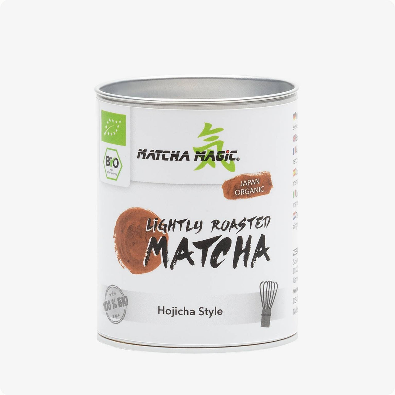 Leicht gerößteter Bio Matcha in 30g Dose von Matchamagic