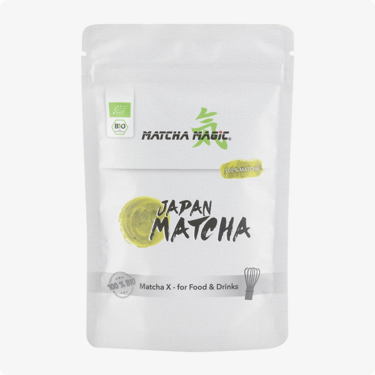 Bio Matcha X zum Kochen und Backen in 100g Beutel von 