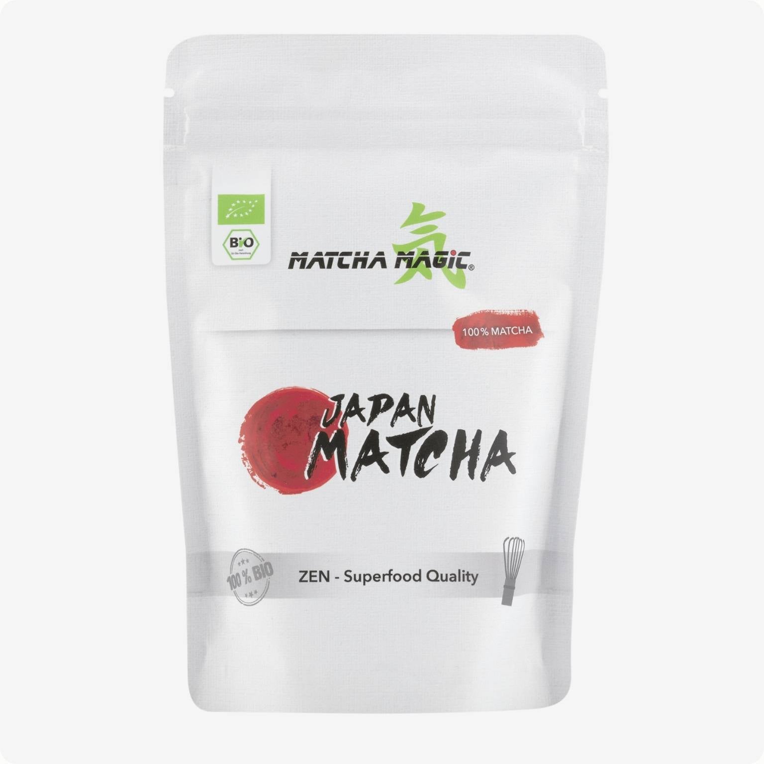 Bio Matcha Zen zum Kochen und Backen in 100g Beutel von Matchamagic