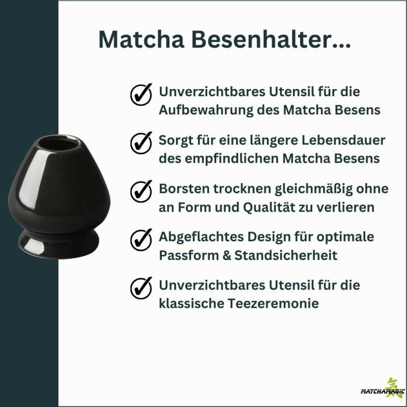 Eigenschaften vom Matcha Besenhalter Kiniro