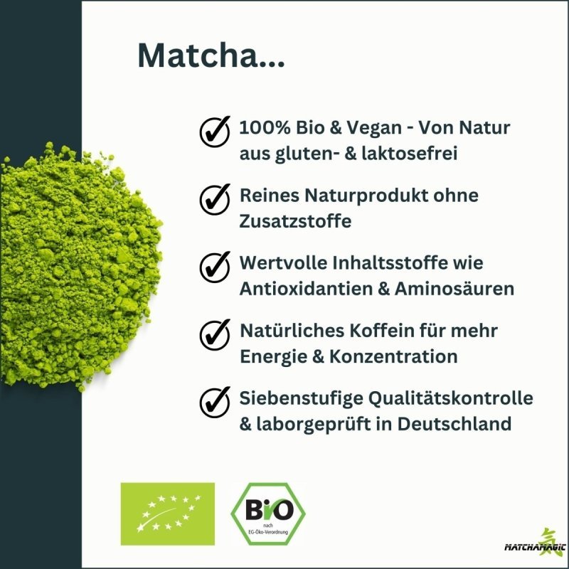 Eigenschaften von Matcha Tee