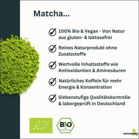 Eigenschaften von Matcha Tee